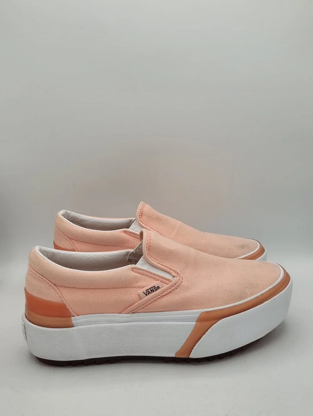 Vans Stacked Peach Platform Size 6 In Womens 4.5 In Mens